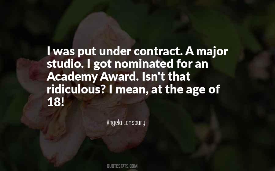 Its A Major Award Quotes #751106