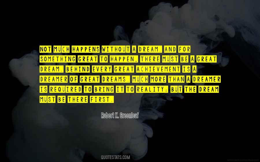 Dream Achievement Quotes #1212824