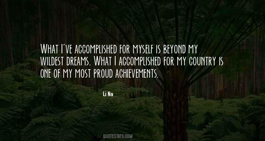 Dream Achievement Quotes #1317163
