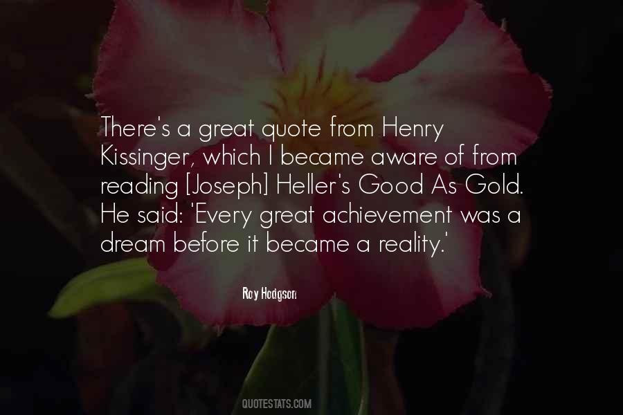 Dream Achievement Quotes #1732165