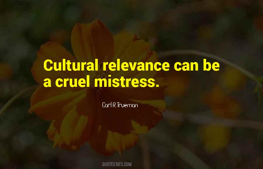 Cruel Mistress Quotes #1607777