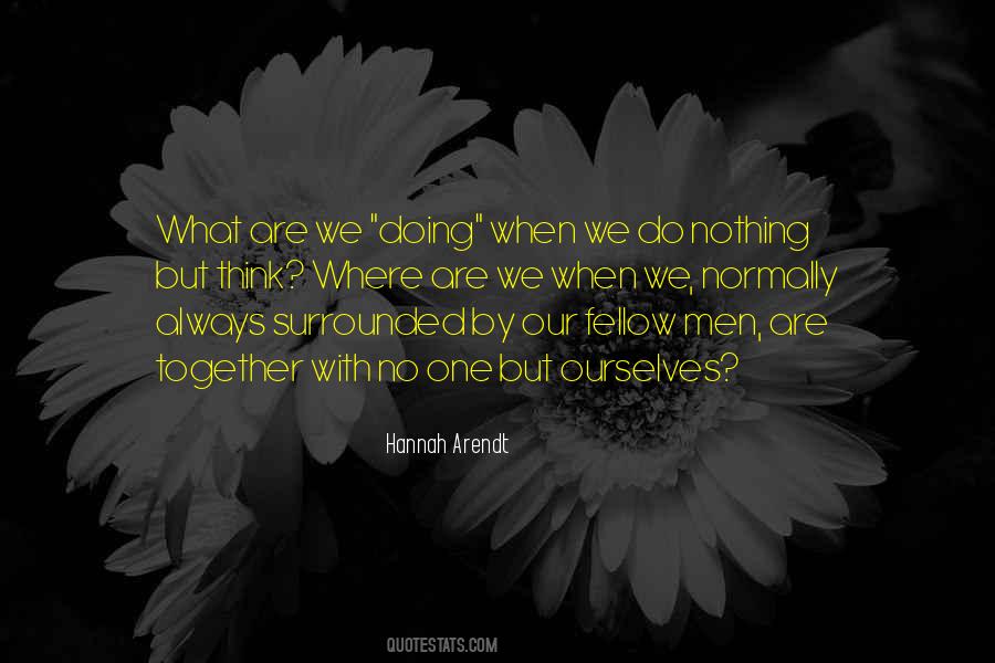 Doing Nothing Together Quotes #596331