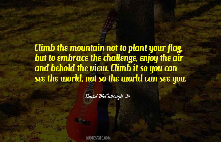 Climb The Mountain Quotes #1867745