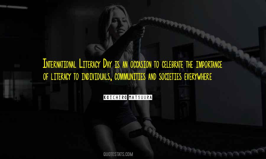 Quotes About International Literacy Day #992799