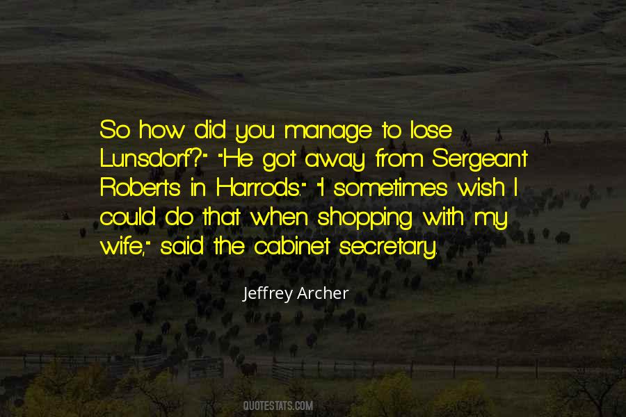 Wife Shopping Quotes #1452564
