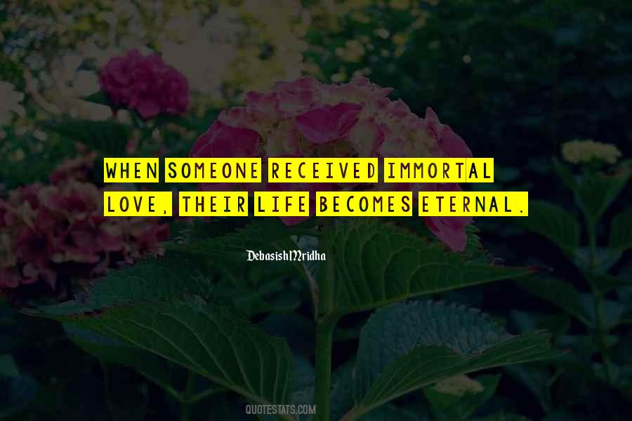 Life Is Eternal And Love Is Immortal Quotes #1191529