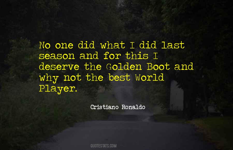 Last Season Quotes #847207