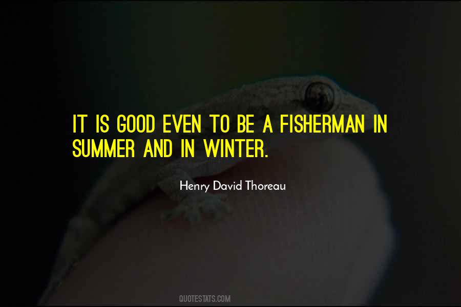 Thoreau Fishing Quotes #686230