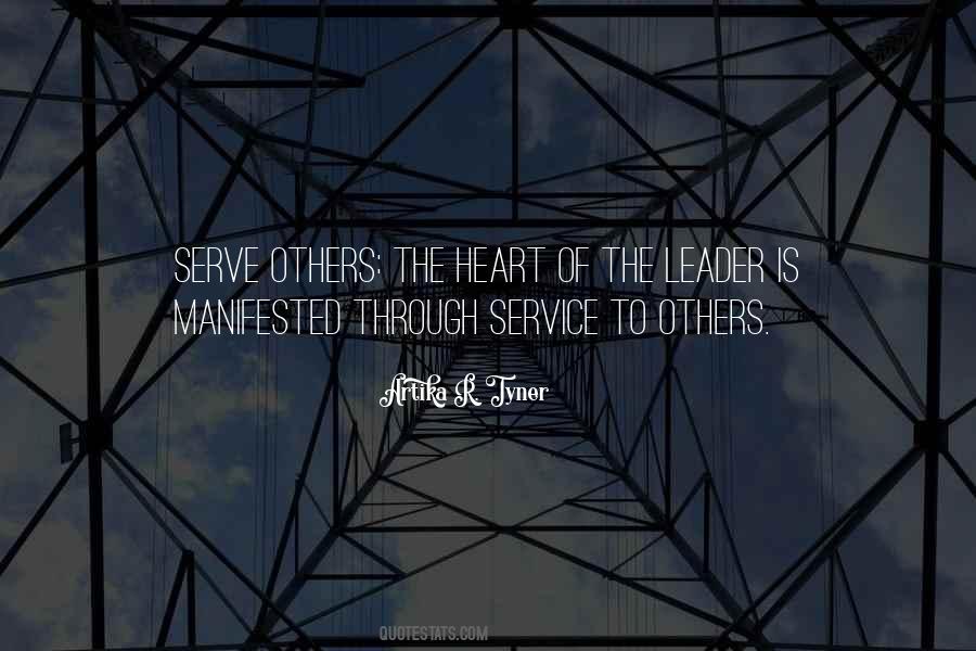 Leader Serve Quotes #1395222