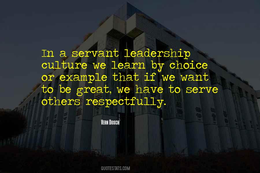 Leader Serve Quotes #529321