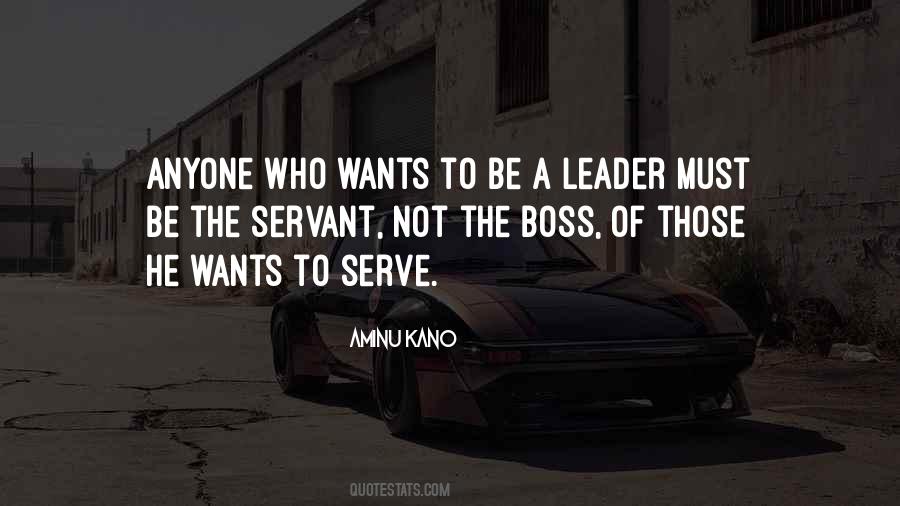 Leader Serve Quotes #787930
