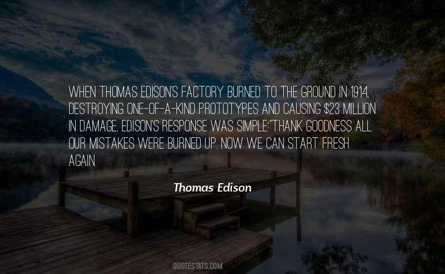 Thomas Edison Mistakes Quotes #1707675