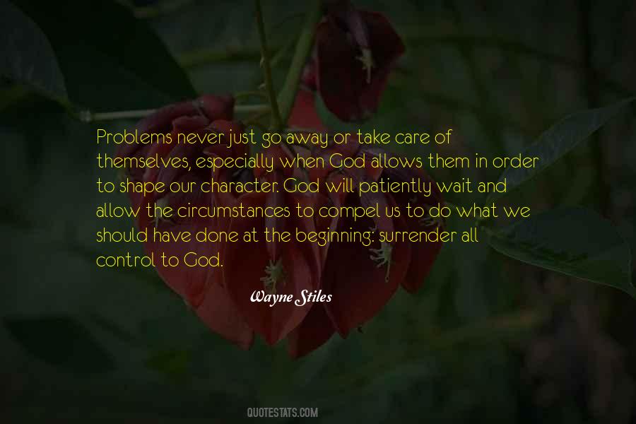 Surrender Your Problems To God Quotes #49802