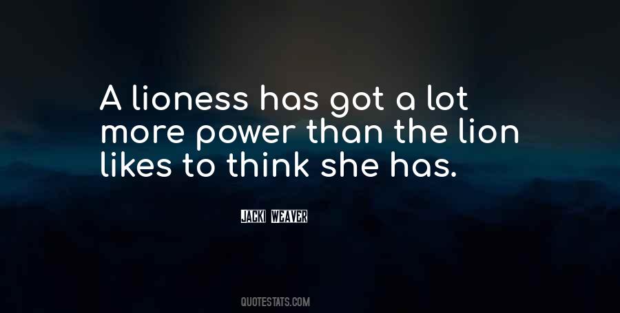 She Has The Power Quotes #1629114