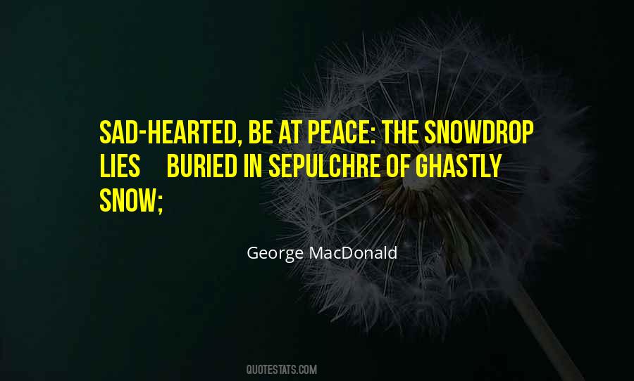 Peace Snow Quotes #626882