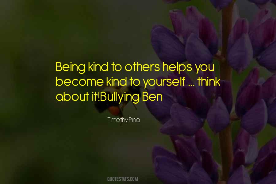 Non Bullying Quotes #34824