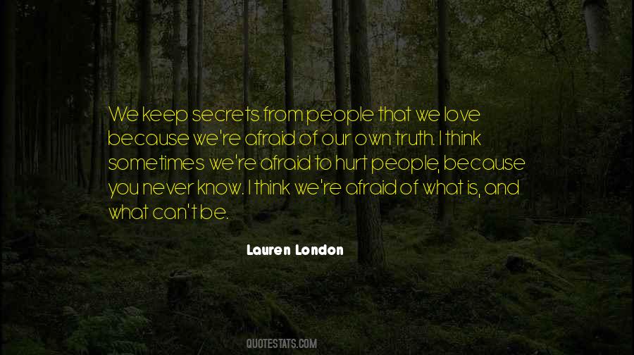 Afraid Love Quotes #122166