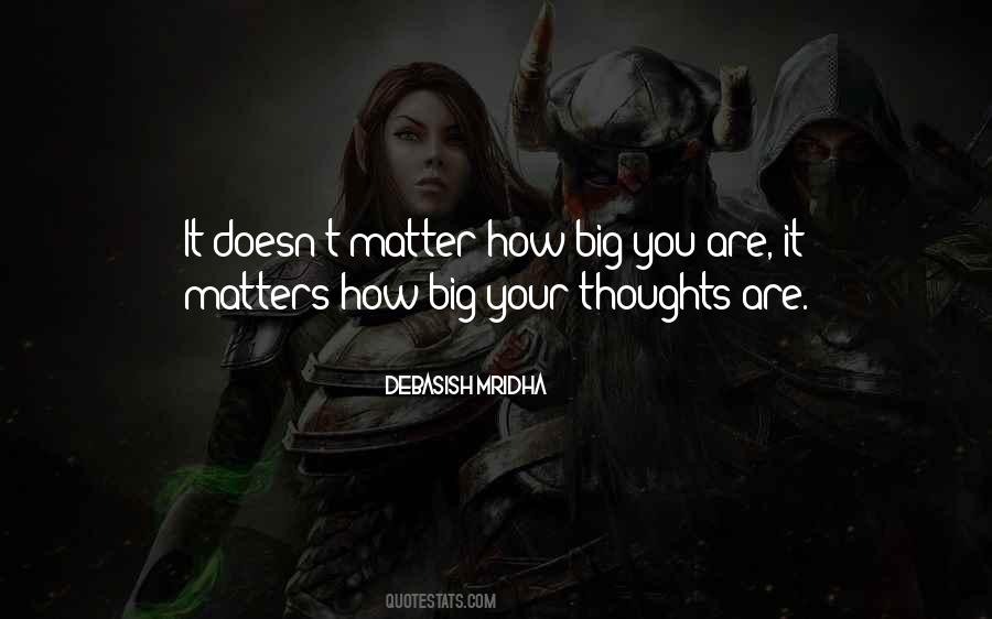 How Big Are Quotes #1621555