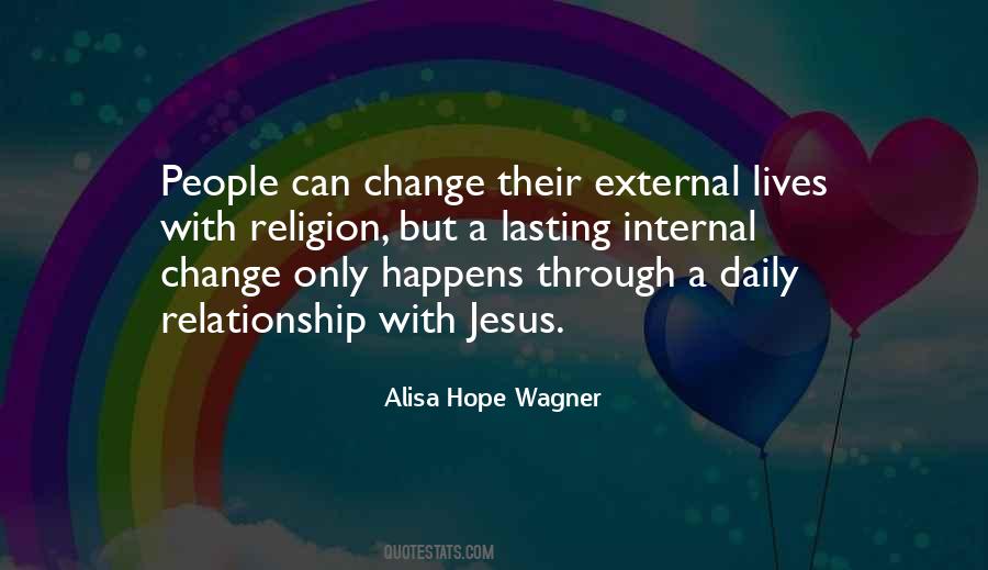 Quotes About Internal Change #1243750