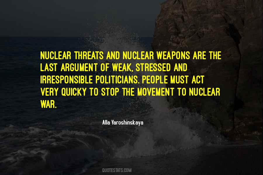 War Threats Quotes #1394260