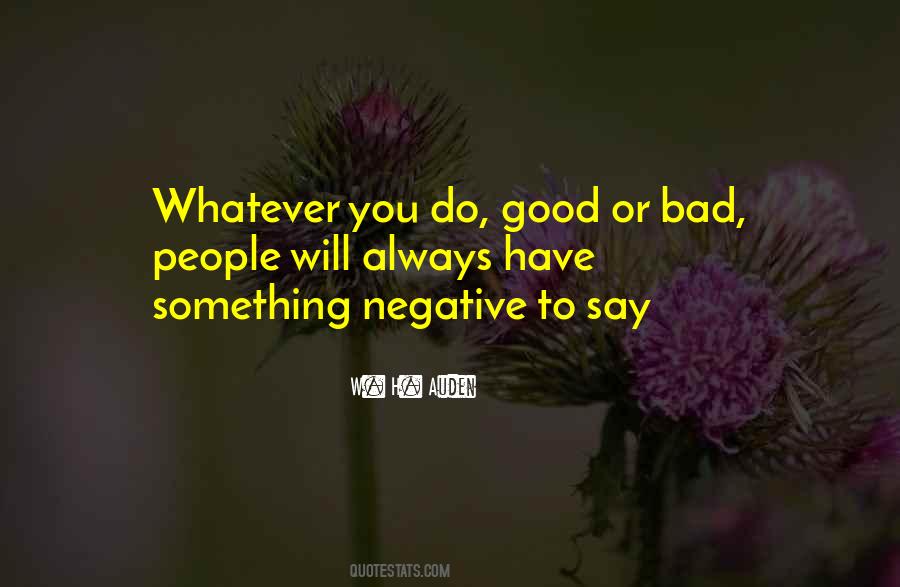 Not All Negative Are Bad Quotes #254522