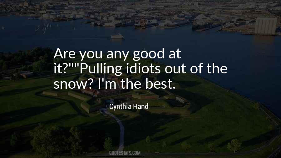 Best Snow Quotes #1436603