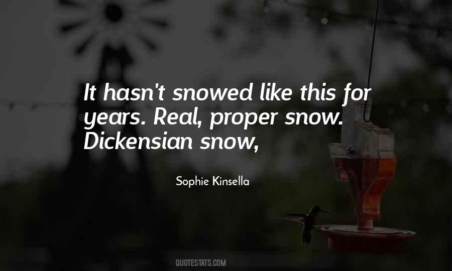 Best Snow Quotes #37209