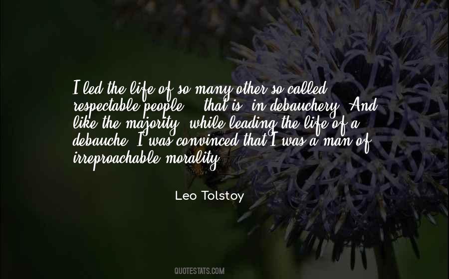 Leading Life Quotes #346496