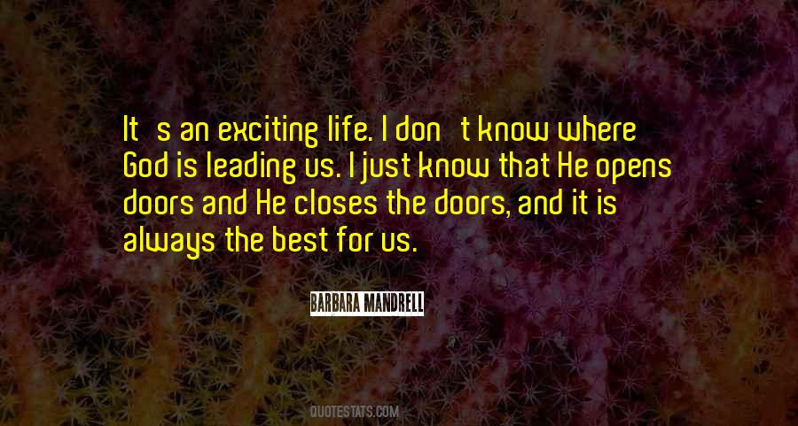 Leading Life Quotes #475605