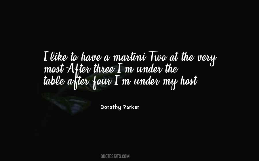 Have A Martini Quotes #1704818