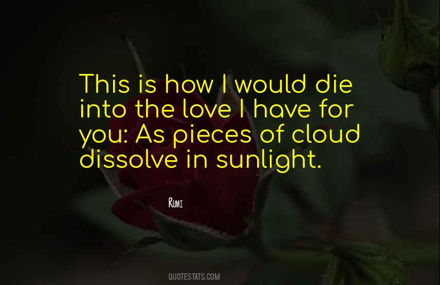 Rumi Cloud Quotes #136297