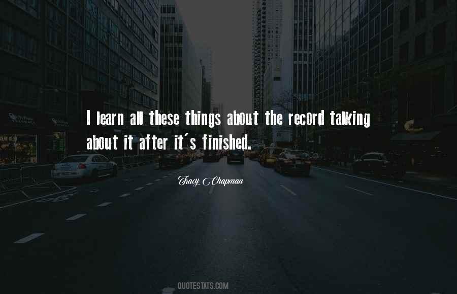 Talking About Things Quotes #119251