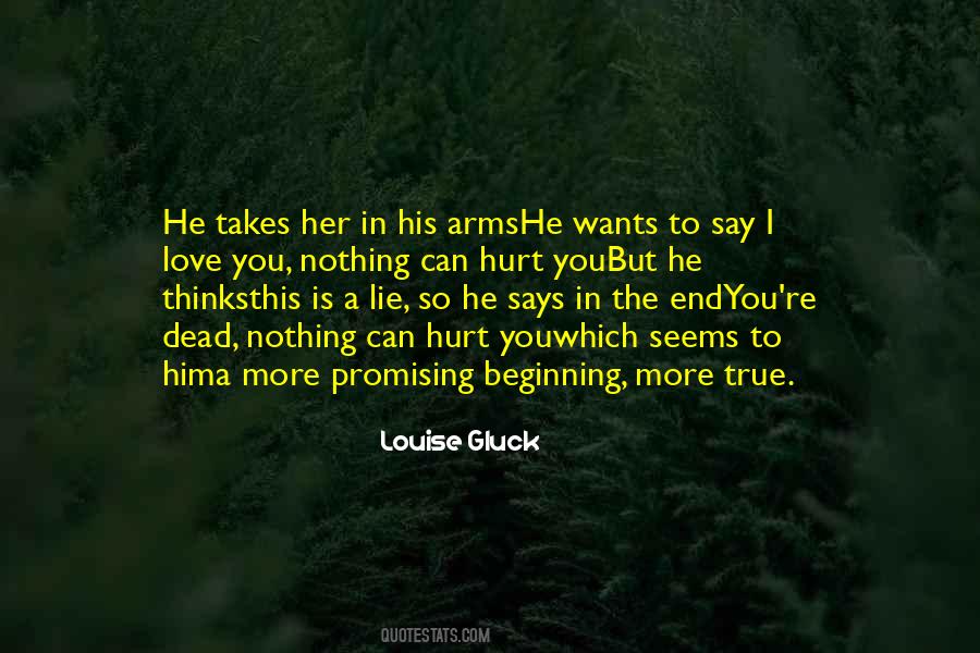 Love Is A Lie Quotes #250365