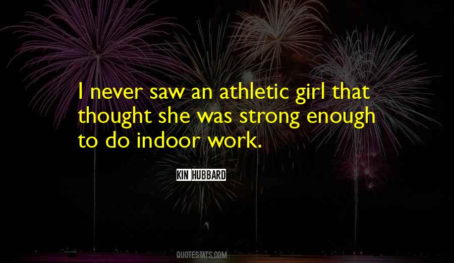 Athletic Girl Quotes #1450065