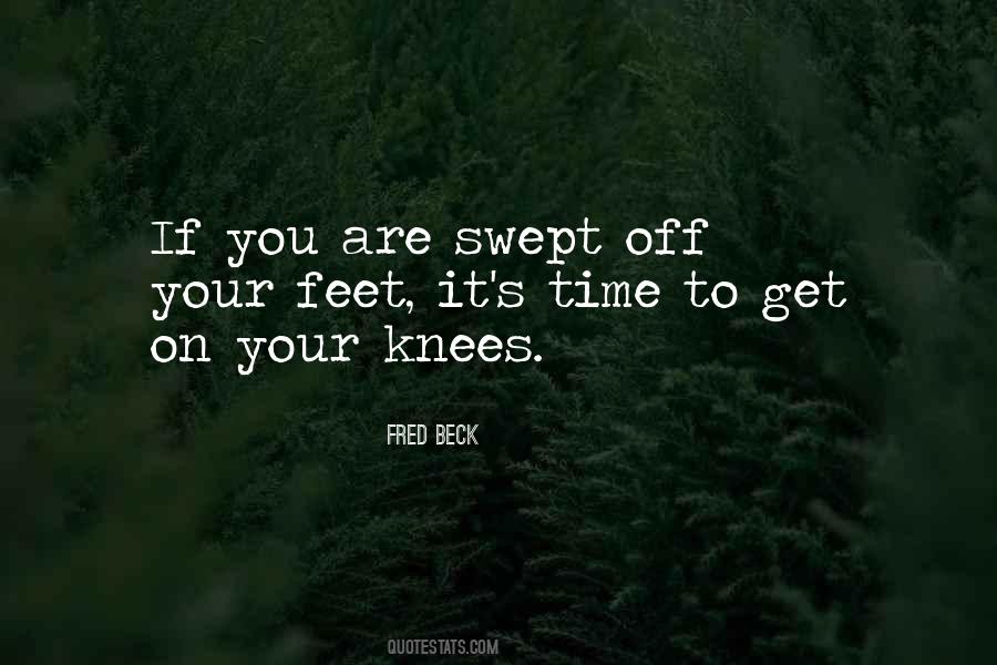 Swept Off Your Feet Quotes #1391893