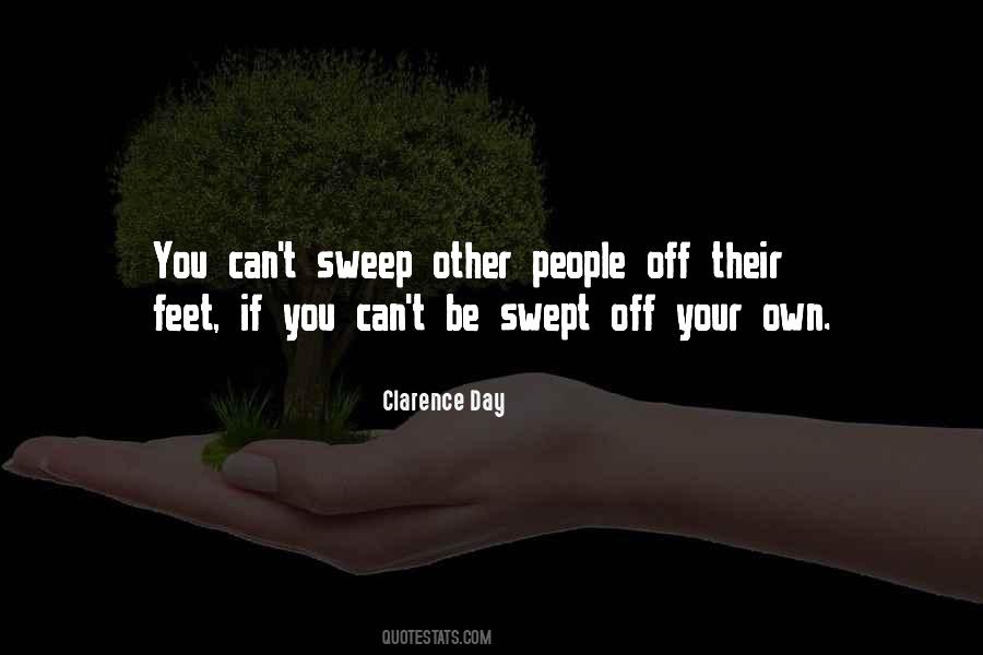 Swept Off Your Feet Quotes #1836411
