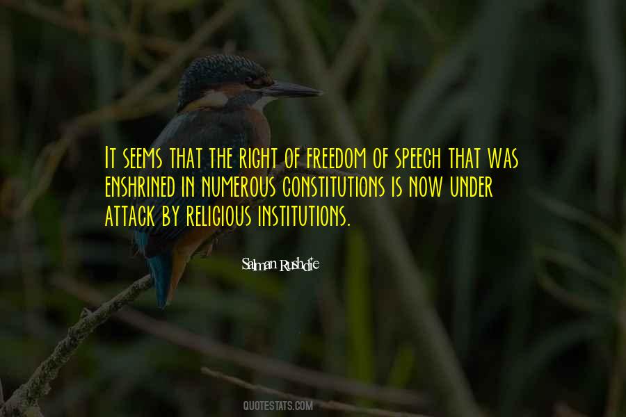 Quotes About The Freedom Of Speech #1230164