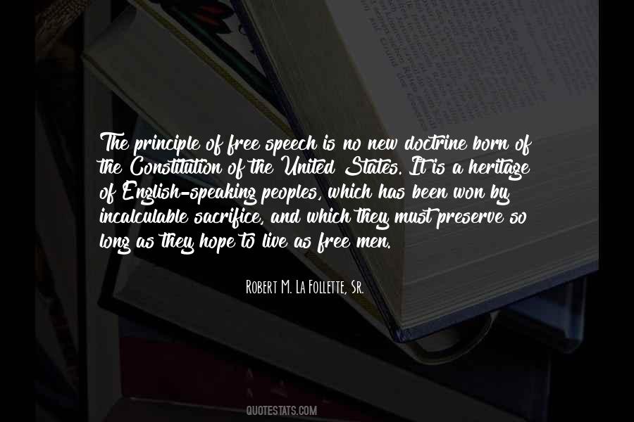 Quotes About The Freedom Of Speech #388329