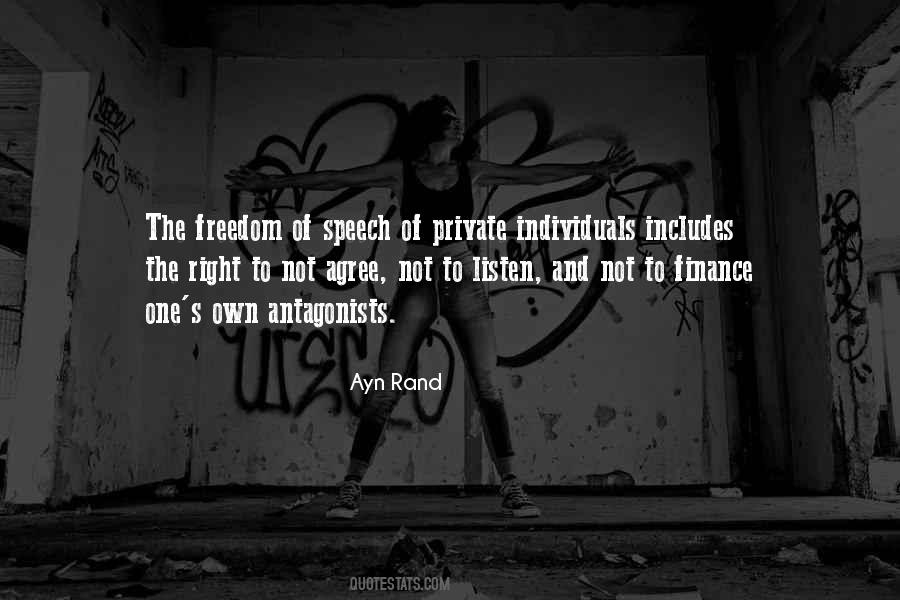 Quotes About The Freedom Of Speech #427175