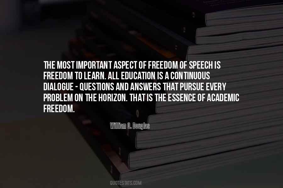 Quotes About The Freedom Of Speech #604819