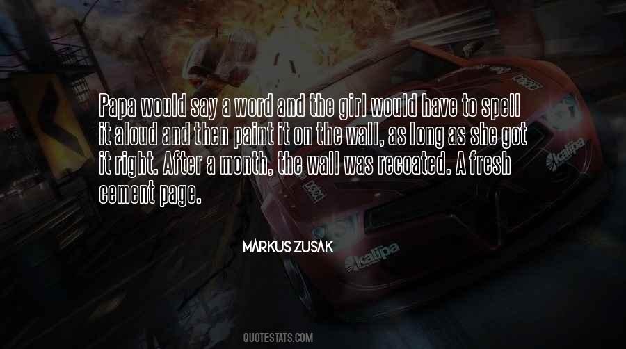 One Word For Papa Quotes #1393410