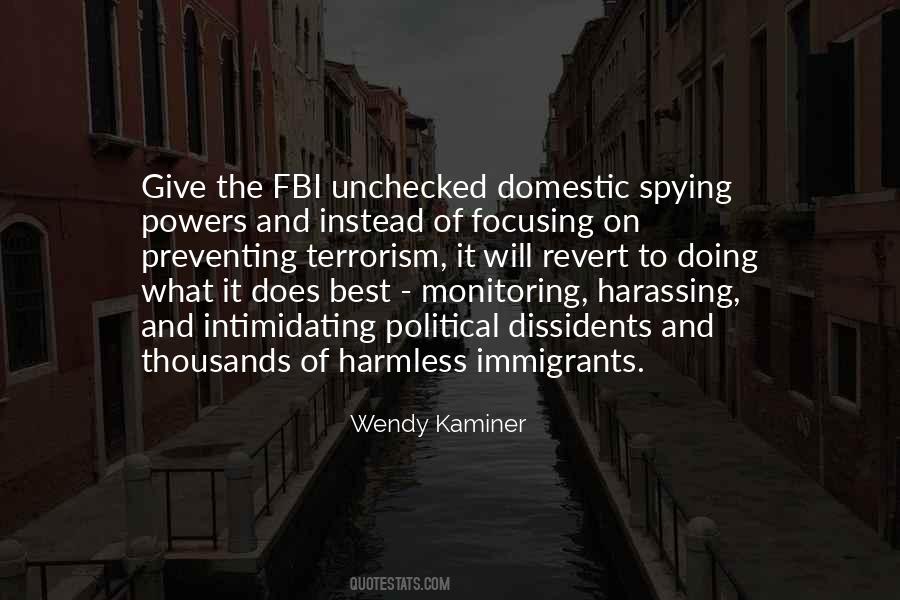 Domestic Spying Quotes #189498