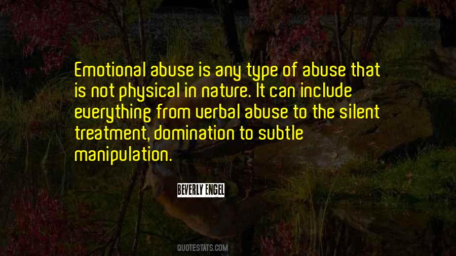 Domestic Violence Verbal Abuse Quotes #713040