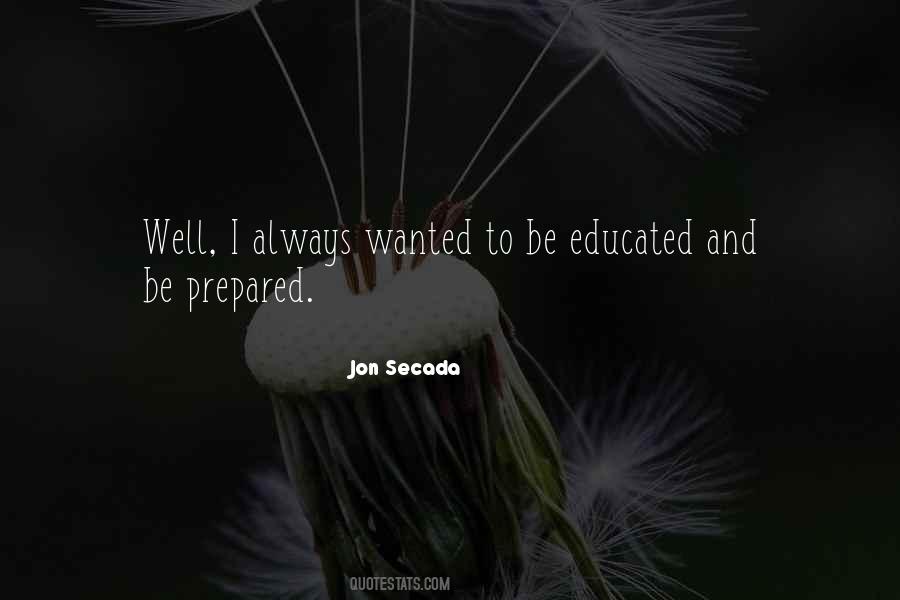Be Always Prepared Quotes #1458696