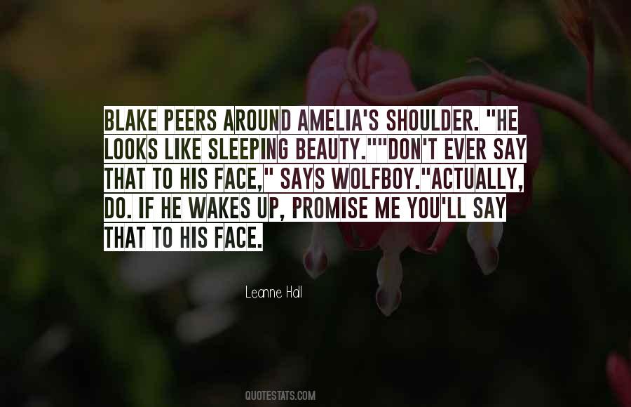 Your Sleeping Face Quotes #1146061