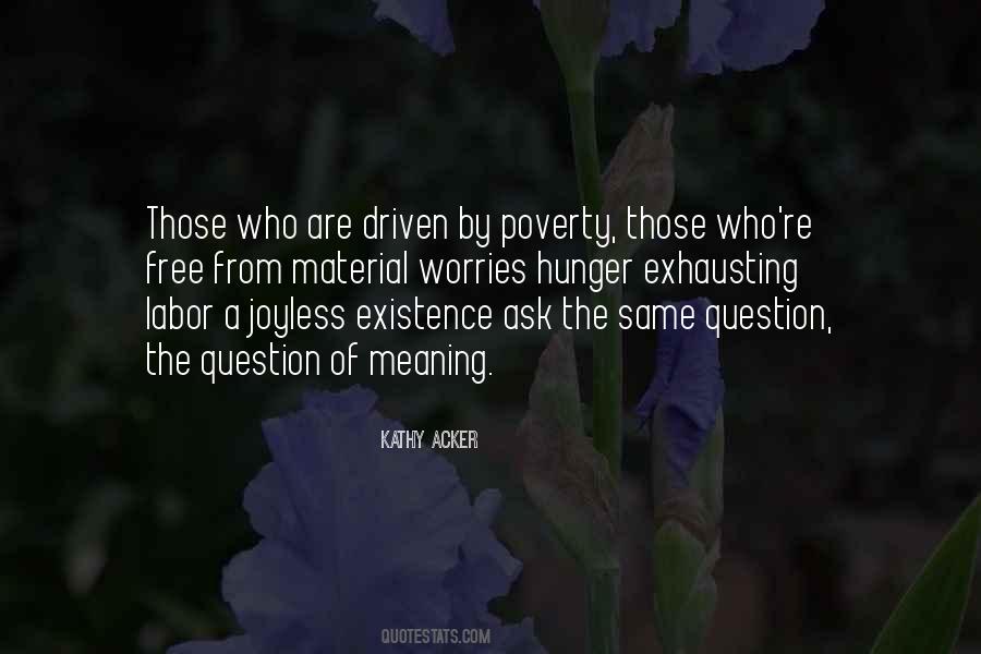 Poverty Hunger Quotes #1391201