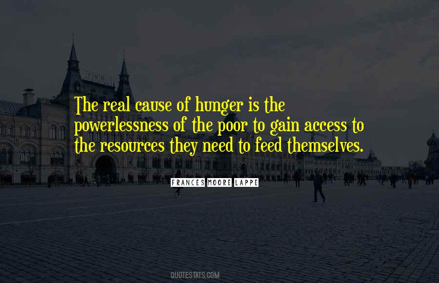 Poverty Hunger Quotes #306658