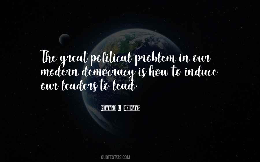 Modern Leaders Quotes #1487063