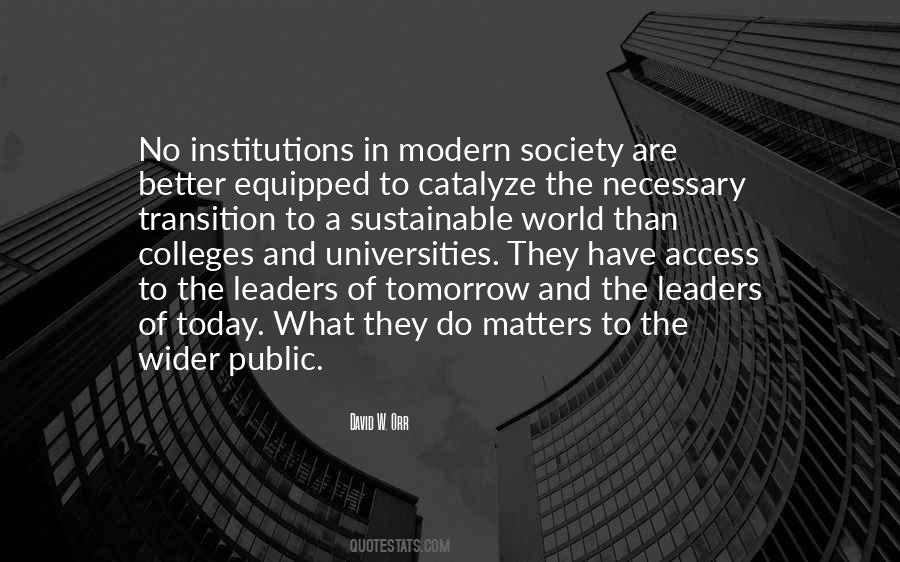 Modern Leaders Quotes #859573