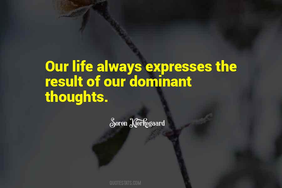 Dominant Thoughts Quotes #1191999